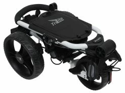 Axglo TriLite 3 Wheel Golf Trolley | White/Black -Balls Shop Axglo TriLite Wheel Golf Trolley White Black 2