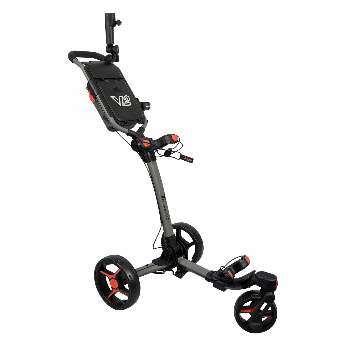Axglo Tri-360 V2 Golf Trolley | Black/Red 3 Axglo Tri-360 V2 Golf Trolley | Black/Red
