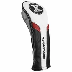 TaylorMade Golf Headcovers | White/Black/Red -Balls Shop B15877 zoom D
