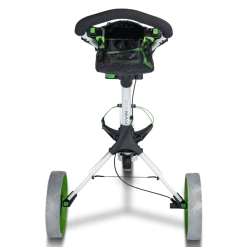 Big Max IQ+ Push Golf Trolley | White/Lime -Balls Shop Big Max IQ Push Golf Trolley White Lime 9