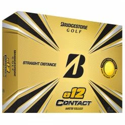 Bridgestone E12 Contact Golf Balls | Matte Yellow