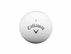 Callaway Chrome Soft X LS Golf Balls | White -Balls Shop CSX LS Golf Ball 2021 White Front View