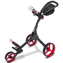 Big Max IQ+ Push Golf Trolley | Black/Red