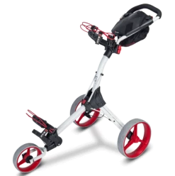 Big Max IQ+ Push Golf Trolley | White/Red