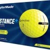 TaylorMade Distance Plus Golf Balls | Yellow -Balls Shop TaylorMadeDistancePLusGolfBallsYellow