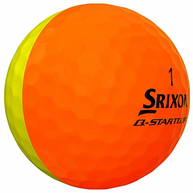 Srixon Q Star Tour Golf Balls Divide | Yellow/Orange 4 Srixon Q Star Tour Golf Balls Divide | Yellow/Orange - Image 2